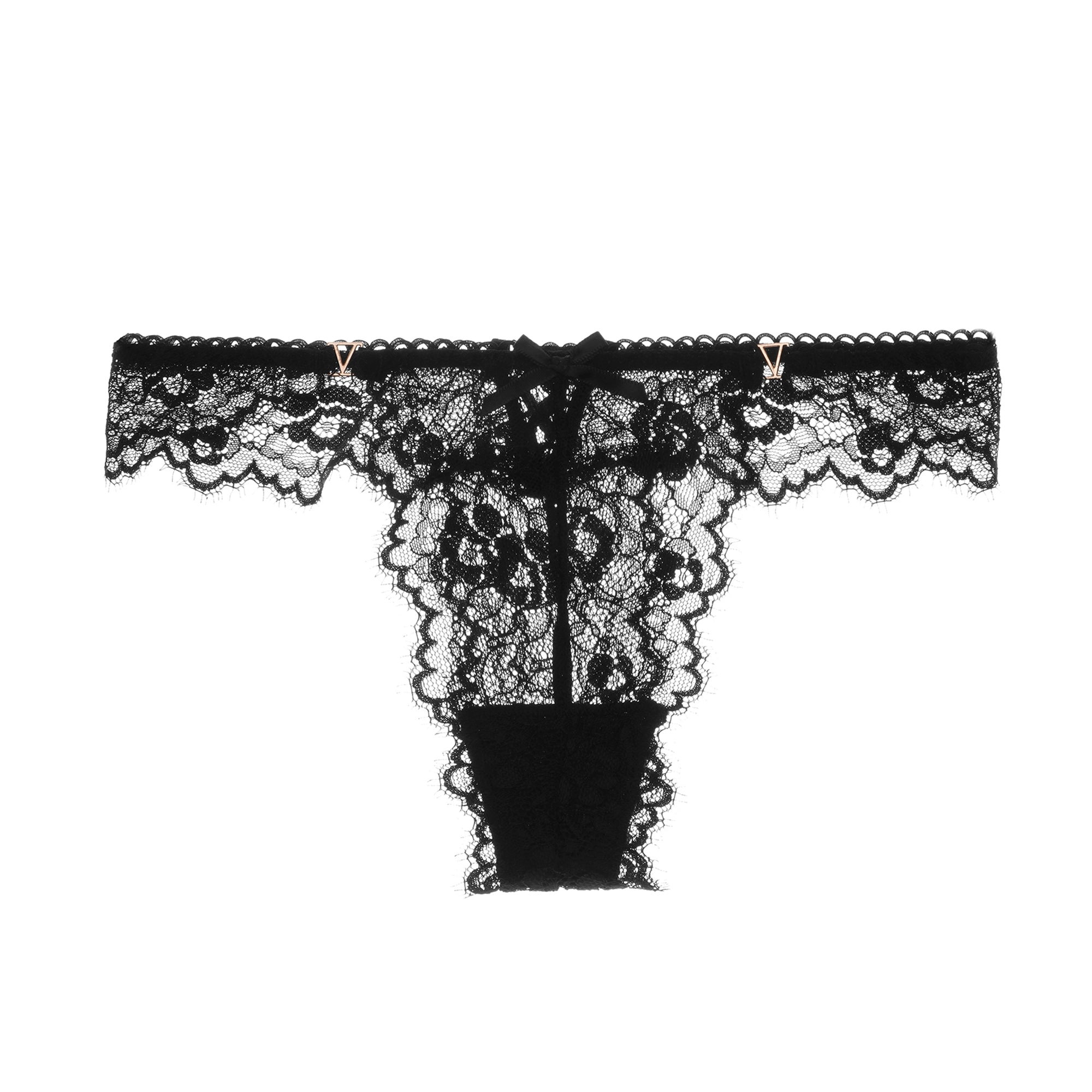 Sexy Lace Low Waist Cutout Back Cross Hot Sheer Thong 4 Color