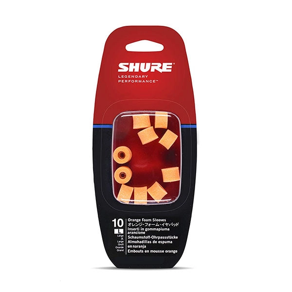 Shure EAORF2 Orange Foam Sleeves - Discontinued