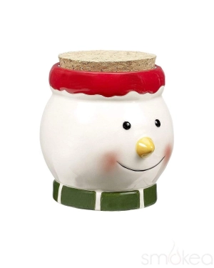 SMOKEA Snowman Stash Jar