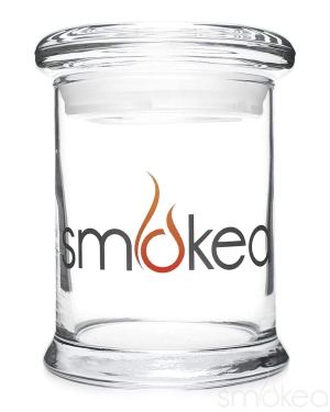 SMOKEA x 420 Science Glass Pop Top Storage Jar