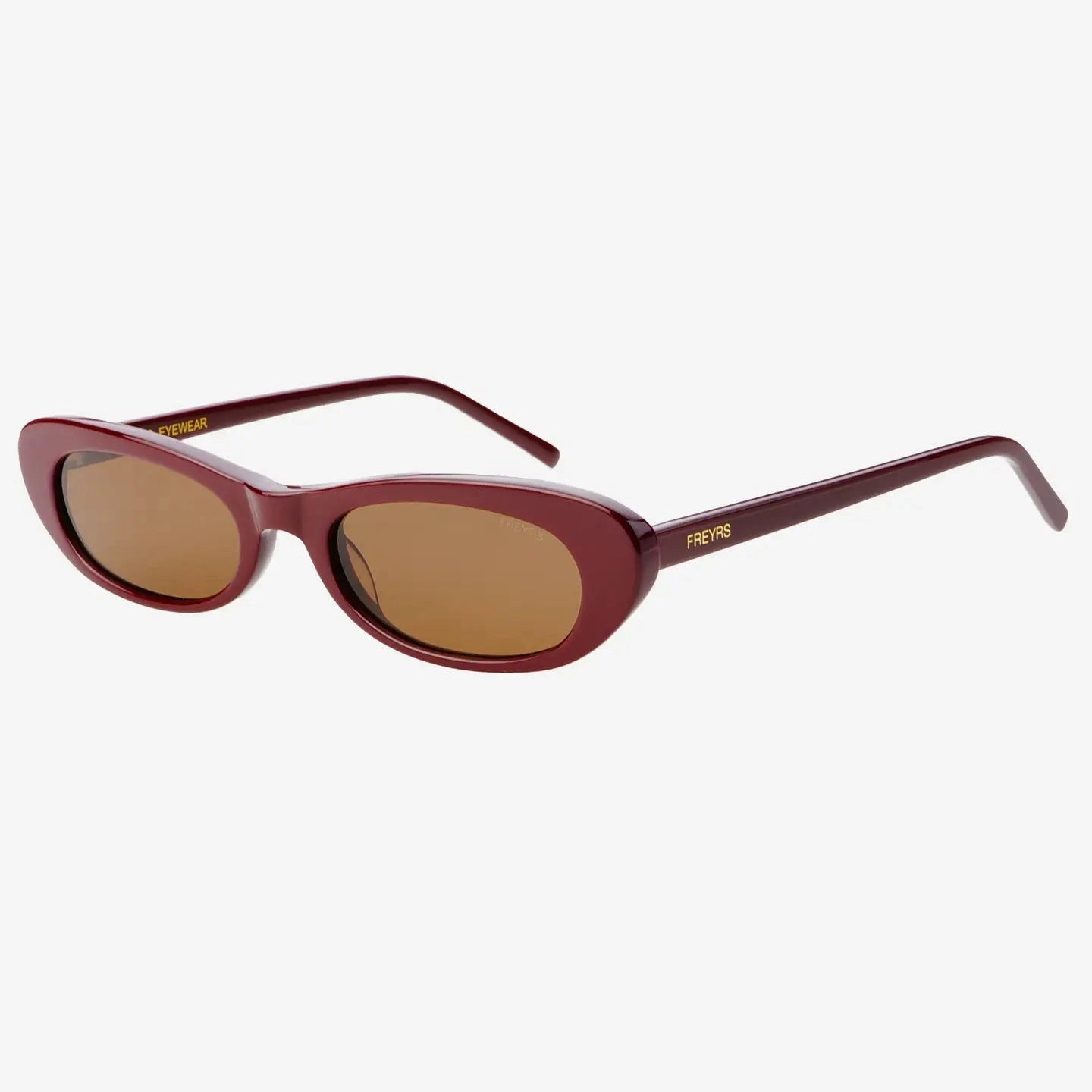 Sophie Acetate Cat Eye Sunglasses in Burgundy
