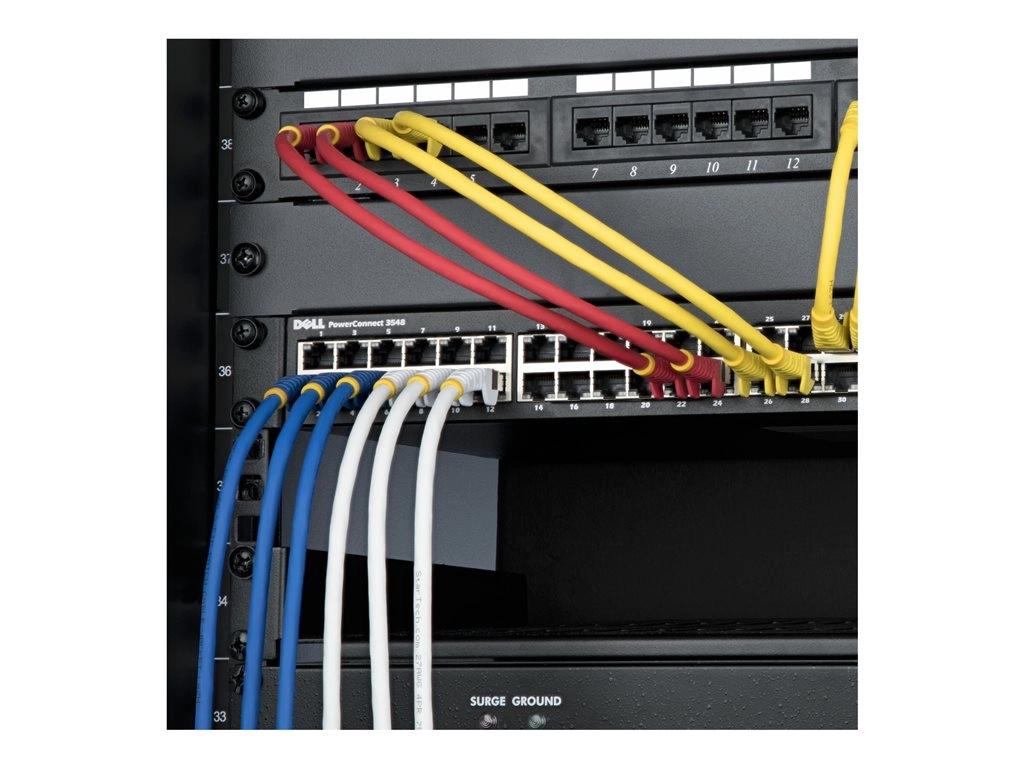 StarTech.com 1ft CAT6a Ethernet Cable LSZH - 10GbE S/FTP 100W PoE White - Patch cable - RJ-45 (M) to RJ-45 (M) - 1 ft - 0.2 in NLWH-1F-CAT6A-PATCH