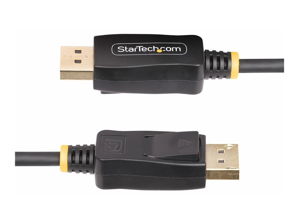 StarTech.com 6.6ft (2m) DisplayPort to HDMI Adapter Cable, 4K 60Hz with HDR, DP to HDMI 2.0b, Active Video Converter, DisplayPort 6F-DP-HDMI-4K60-HDR