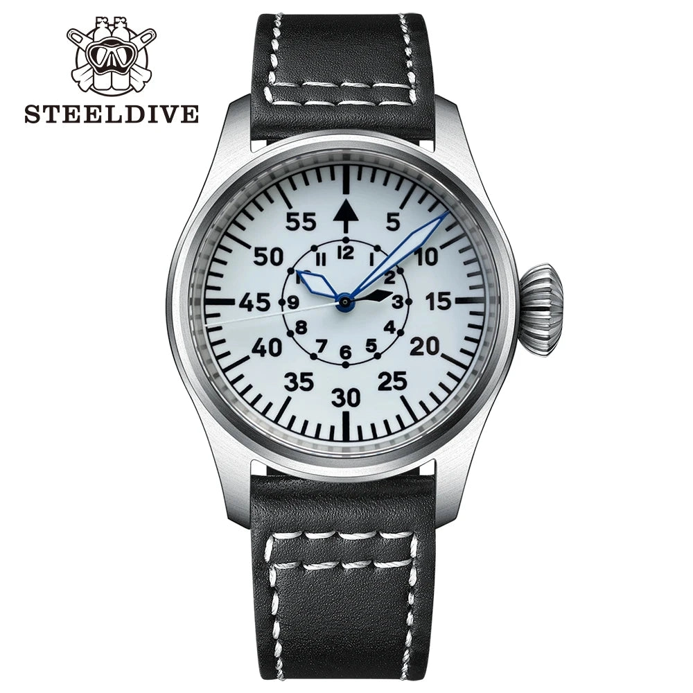 Steeldive SD1928B Military Field Pilot Watch