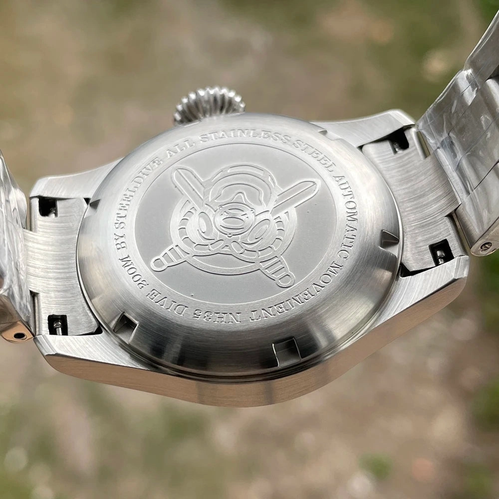 Steeldive SD1928B Military Field Pilot Watch