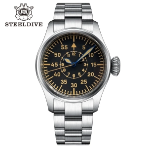 Steeldive SD1928B Military Field Pilot Watch