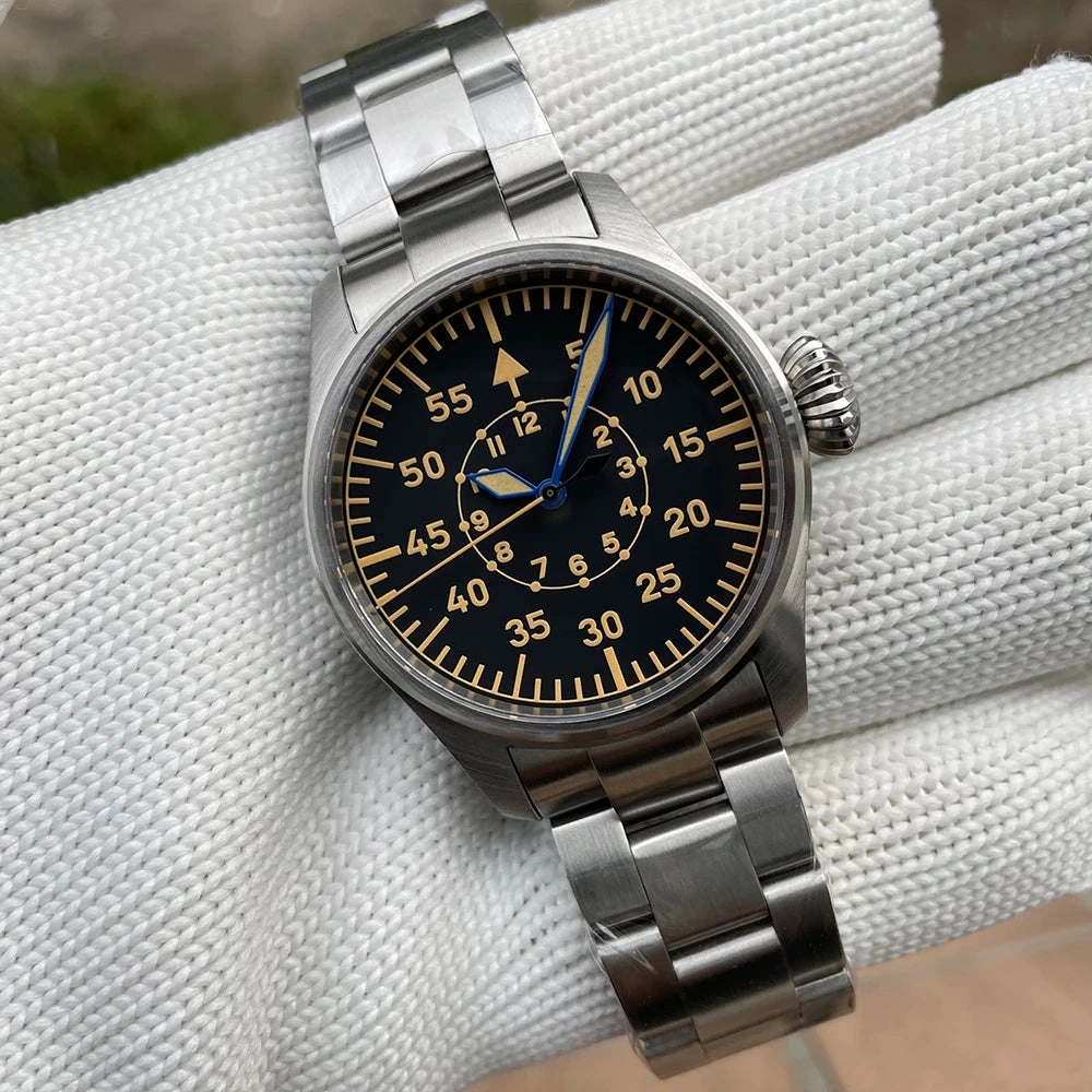Steeldive SD1928B Military Field Pilot Watch
