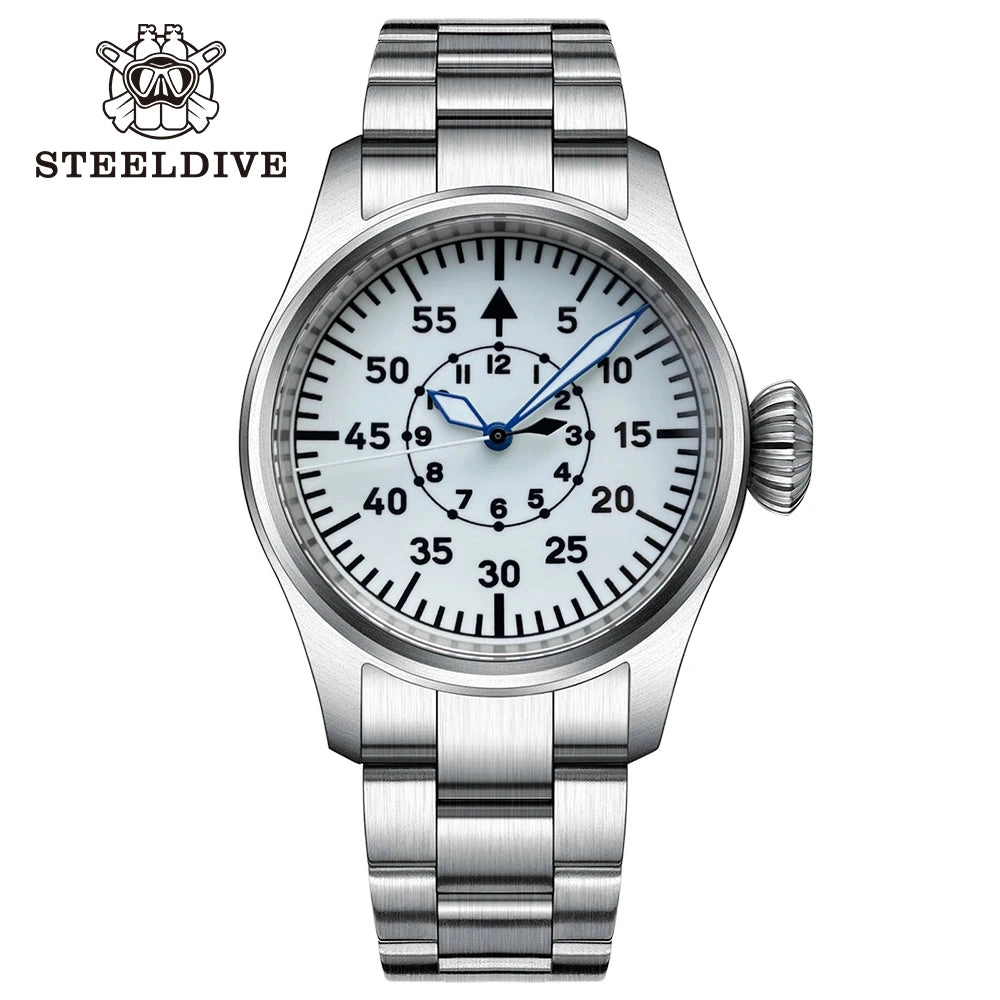Steeldive SD1928B Military Field Pilot Watch