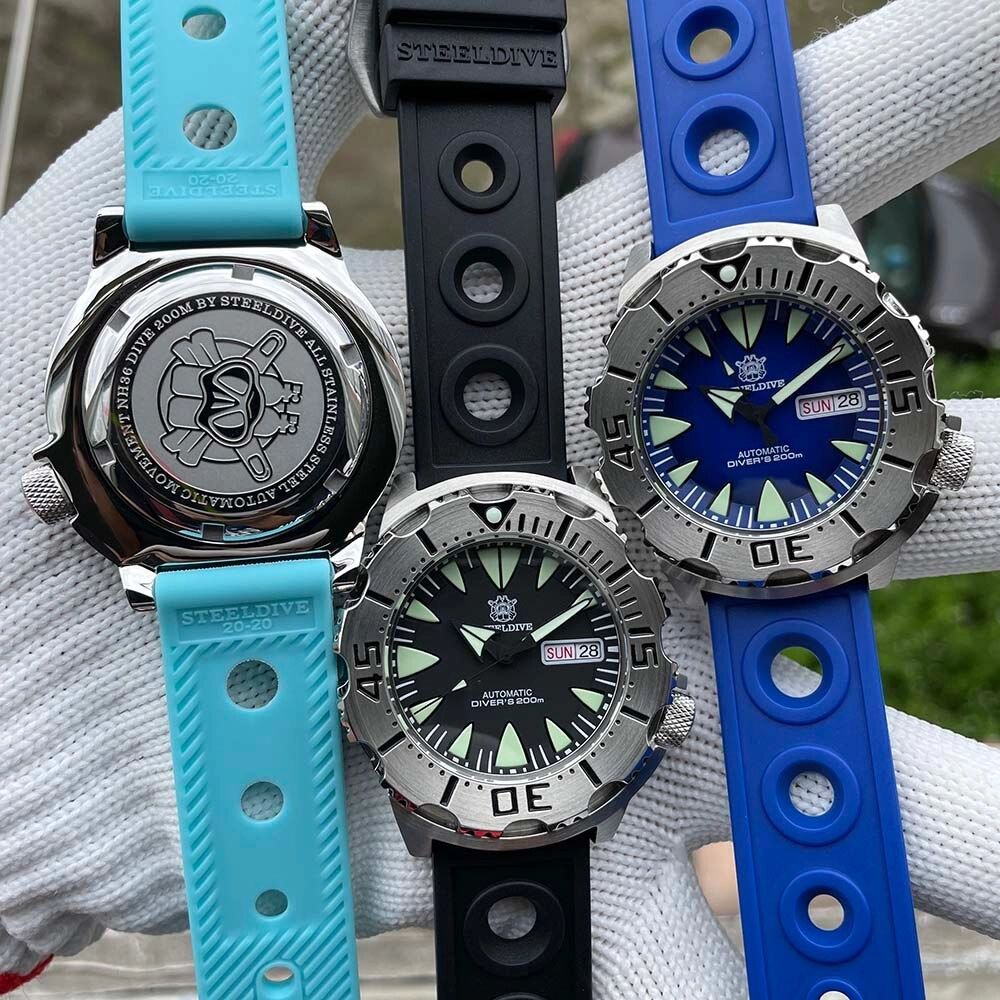 Steeldive SD1984 NH36 Automatic Monster Men Watch