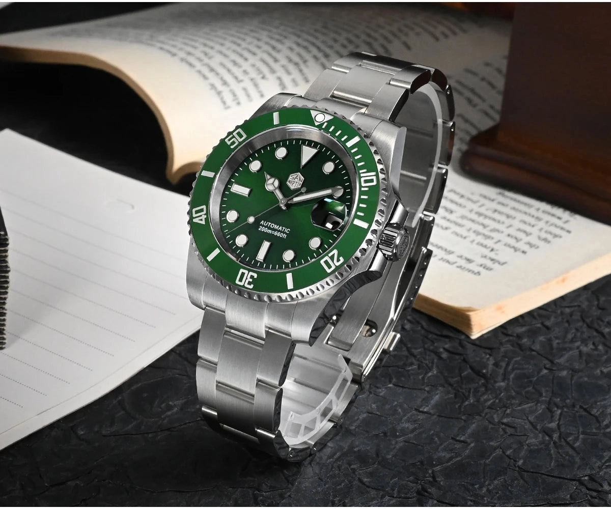 ★SuperDeals★San Martin 40mm Sub Diver Watch SN017GB
