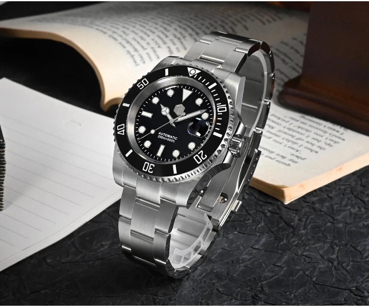 ★SuperDeals★San Martin 40mm Sub Diver Watch SN017GB