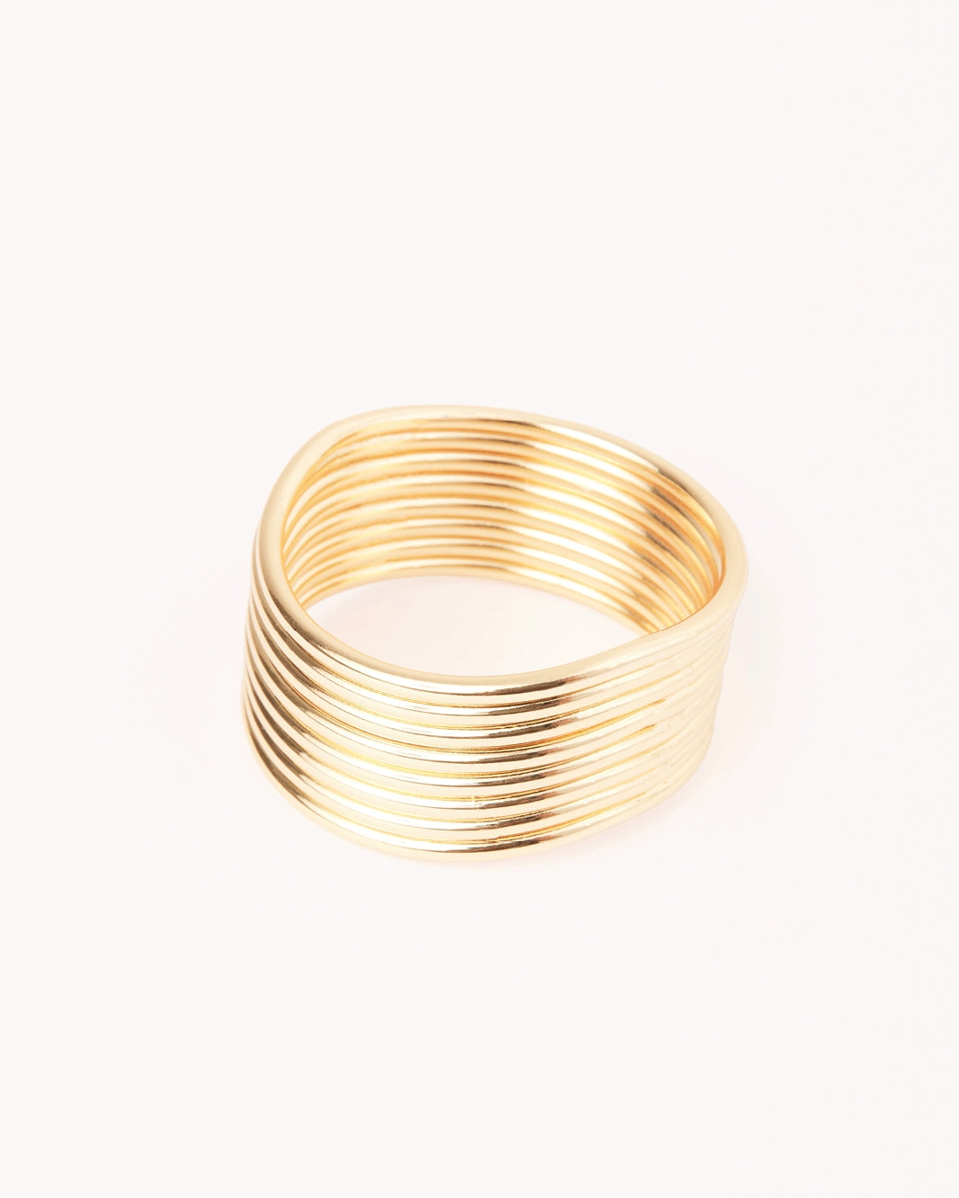 SYLVIE BANGLE - GOLD PLATED 18K