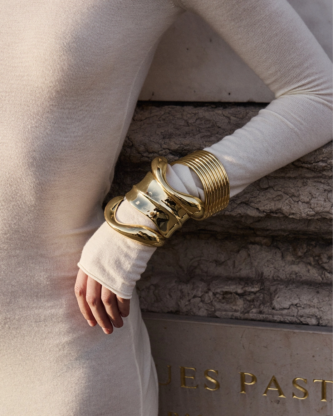 SYLVIE BANGLE - GOLD PLATED 18K