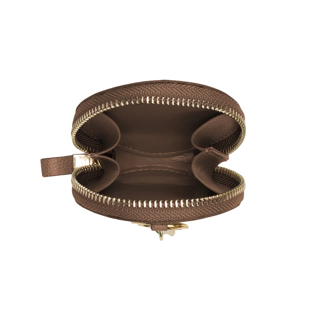 TB Coin Case Palmellato - Beige