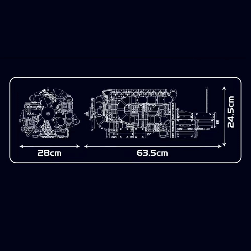 The Ultimate Inline-6 Truck Engine 3235pcs