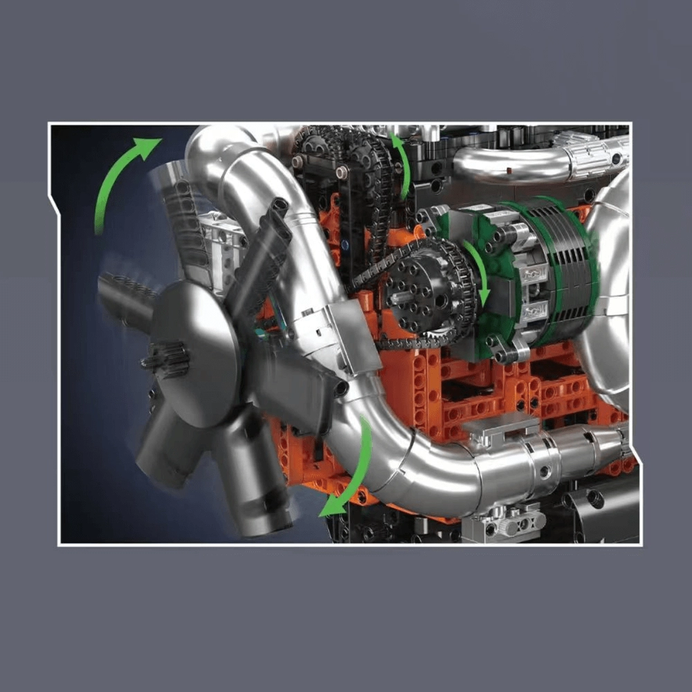 The Ultimate Inline-6 Truck Engine 3235pcs