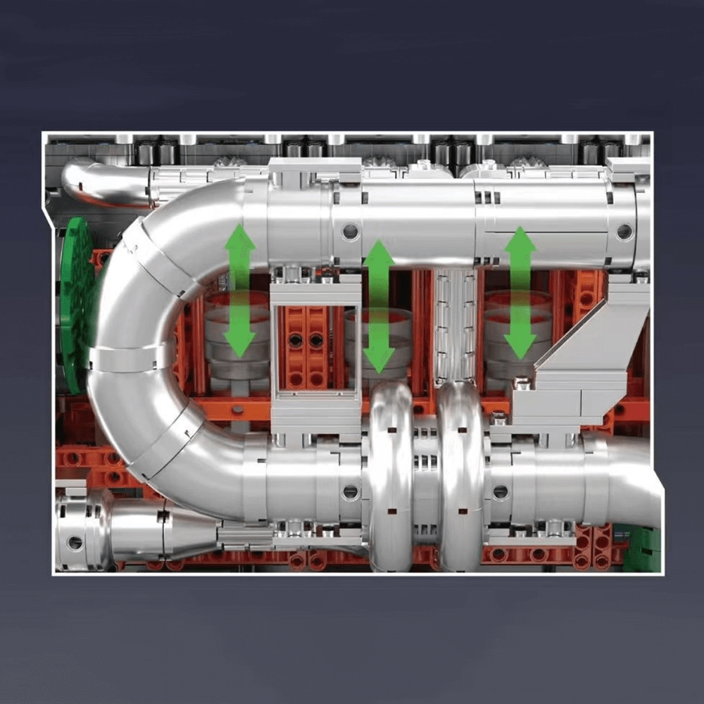 The Ultimate Inline-6 Truck Engine 3235pcs