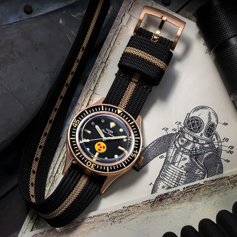 Thorn Retro 50-fathoms Bronze Diver Watch