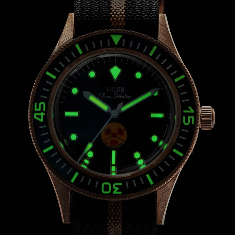 Thorn Retro 50-fathoms Bronze Diver Watch