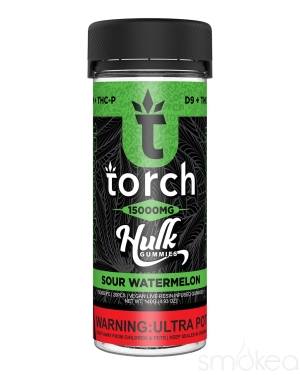 Torch 15000mg Delta 9   THCP Hulk Gummies - Sour Watermelon