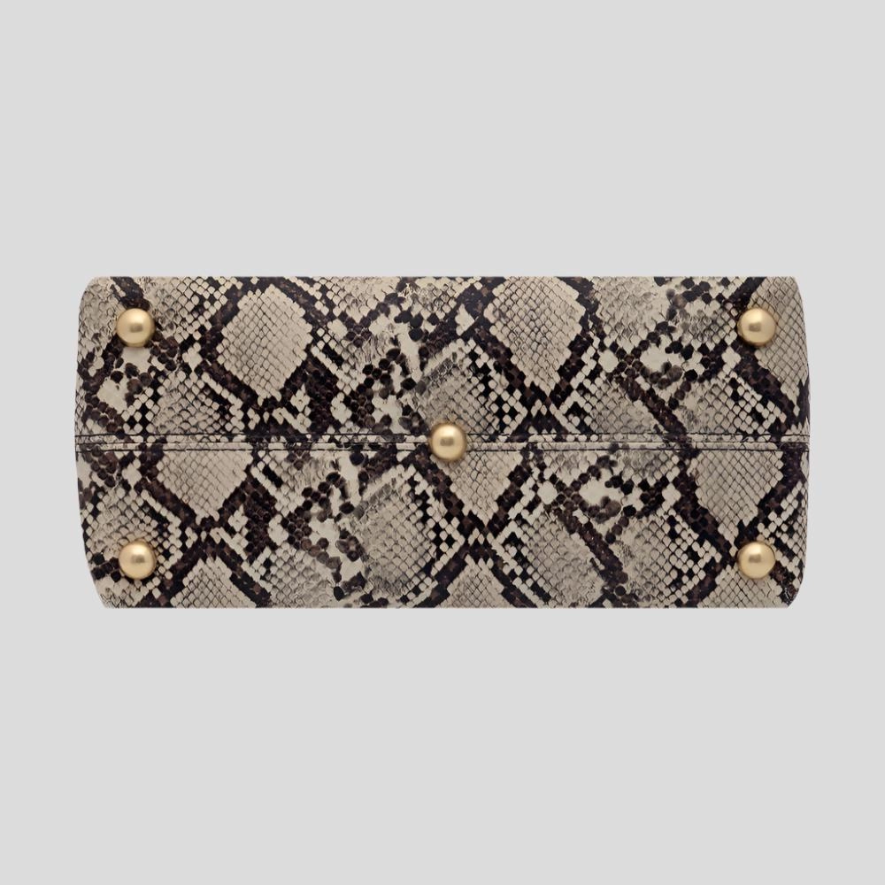 Tryhard Leather Crossbody Bag -- Snake