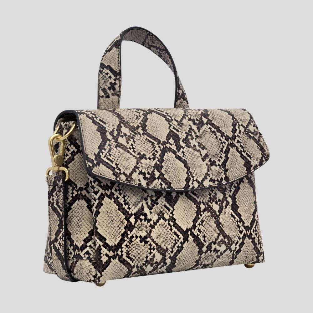 Tryhard Leather Crossbody Bag -- Snake