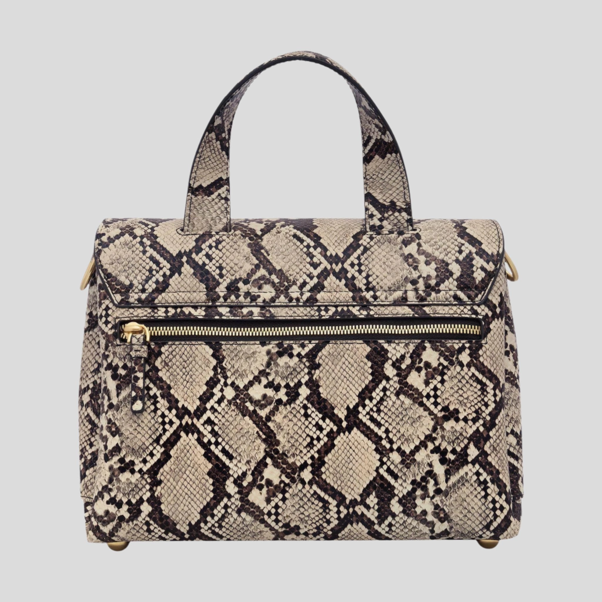 Tryhard Leather Crossbody Bag -- Snake