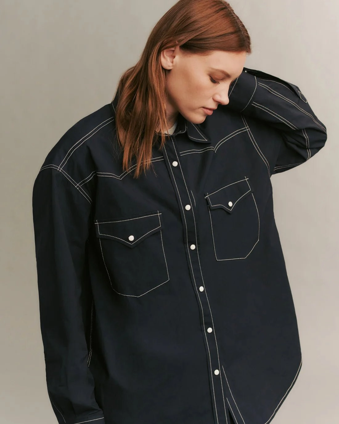 TWP - Dutton Shirt in Midnight