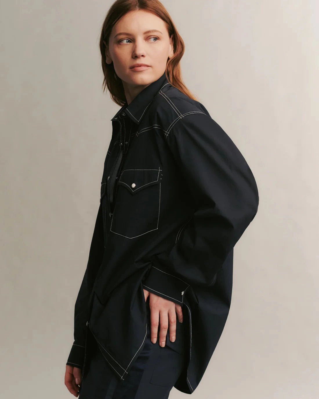 TWP - Dutton Shirt in Midnight