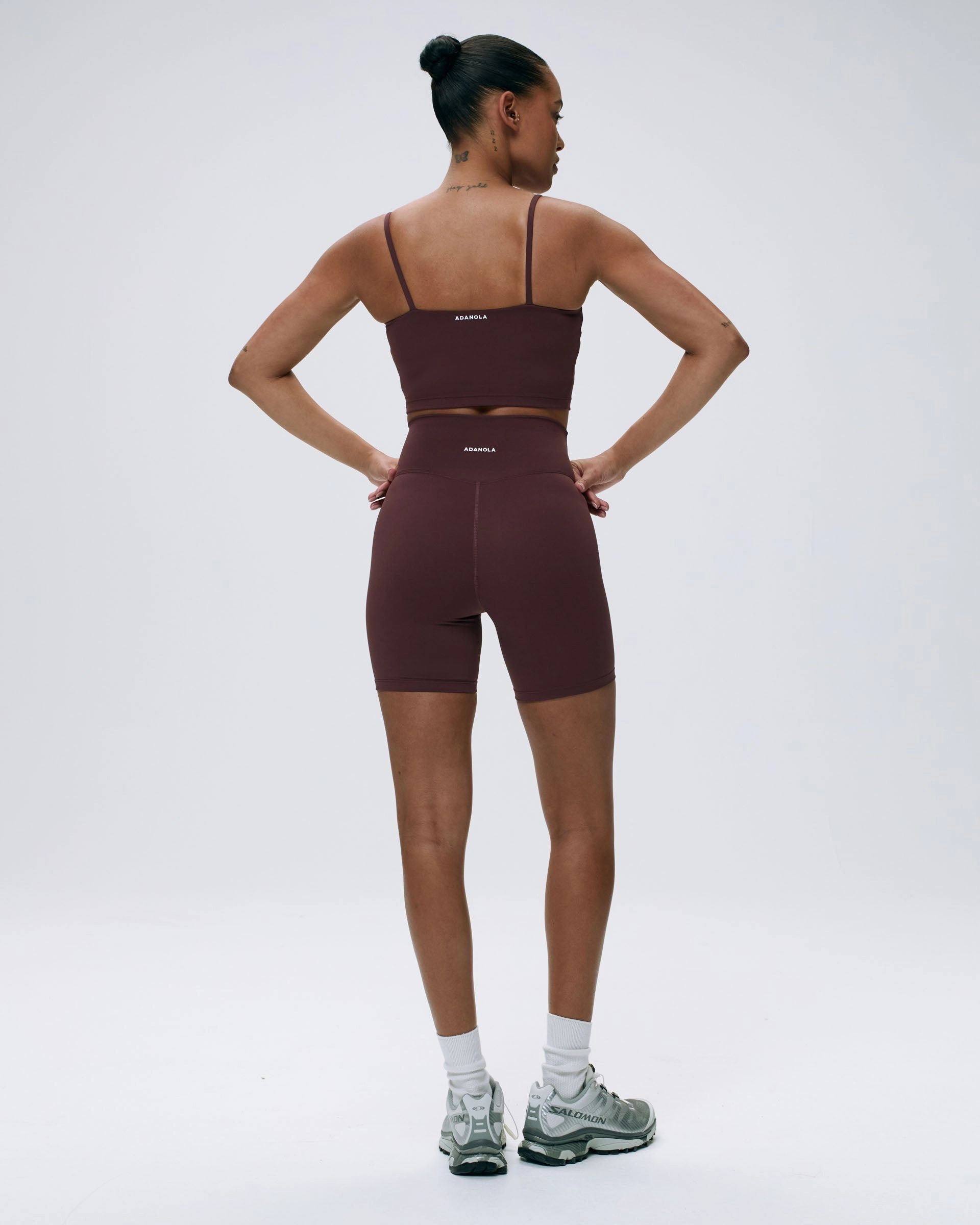 Ultimate Crop Shorts - Burgundy
