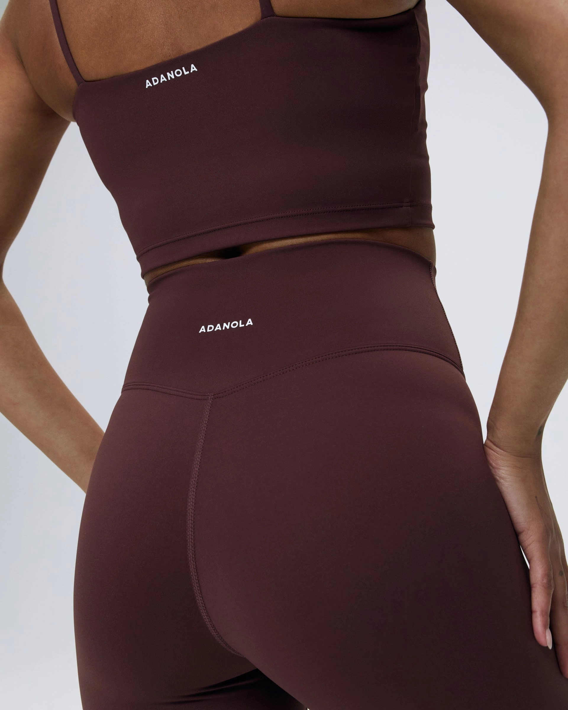 Ultimate Crop Shorts - Burgundy