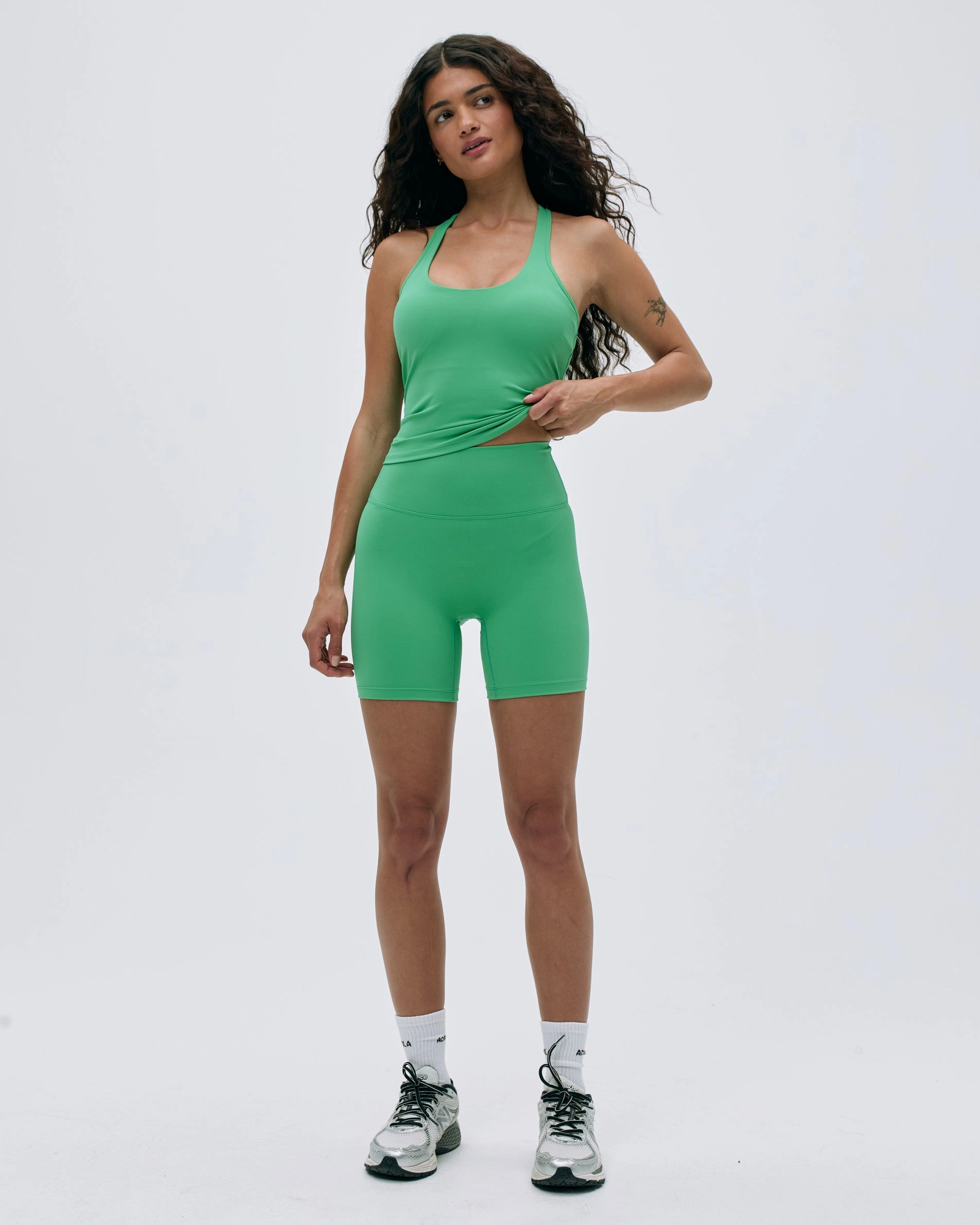 Ultimate Crop Shorts - Jade Green