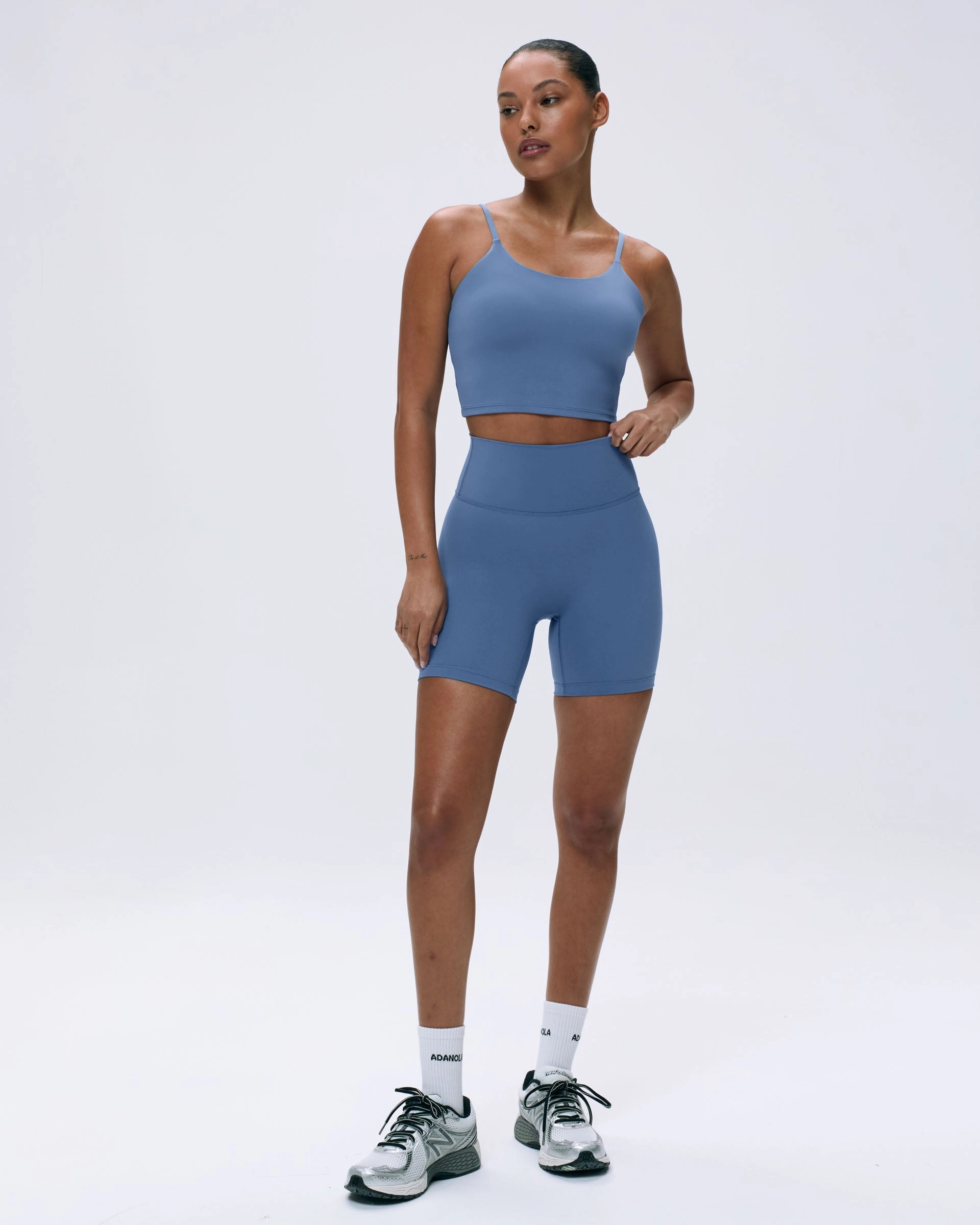 Ultimate Crop Shorts - Vintage Blue
