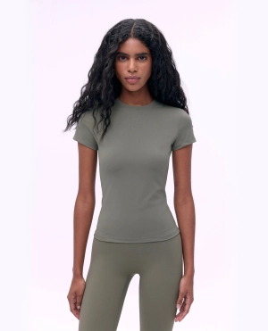 Ultimate Short Sleeve Top - Olive Green