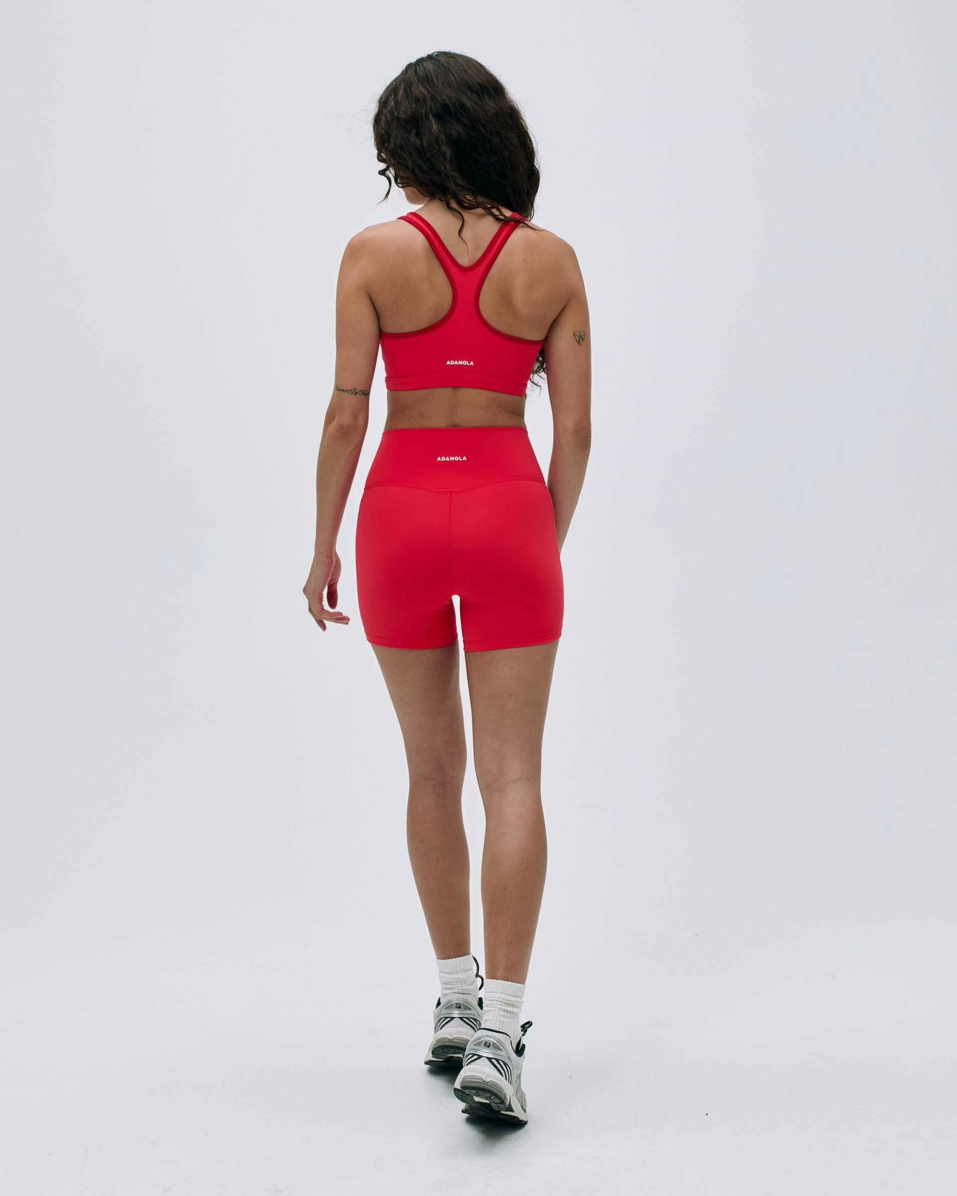 Ultimate Ultra Crop Pocket Shorts - Apple Red