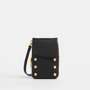 VIP Mobile | Black/Brushed Gold Red Zip