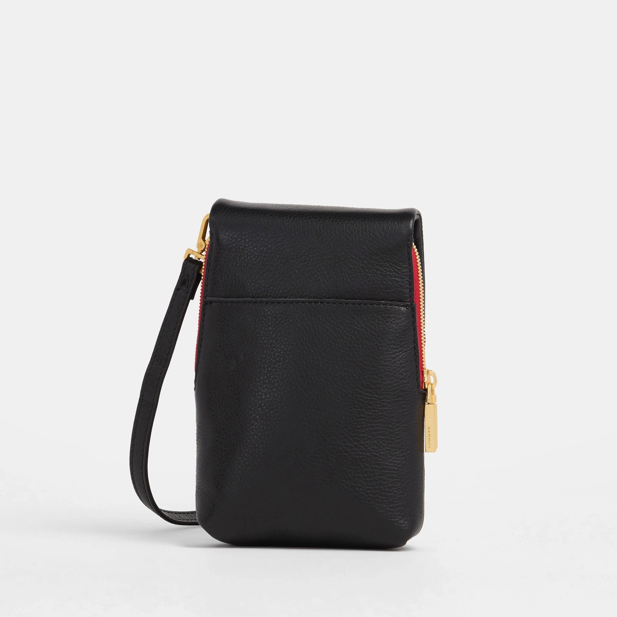 VIP Mobile | Black/Brushed Gold Red Zip