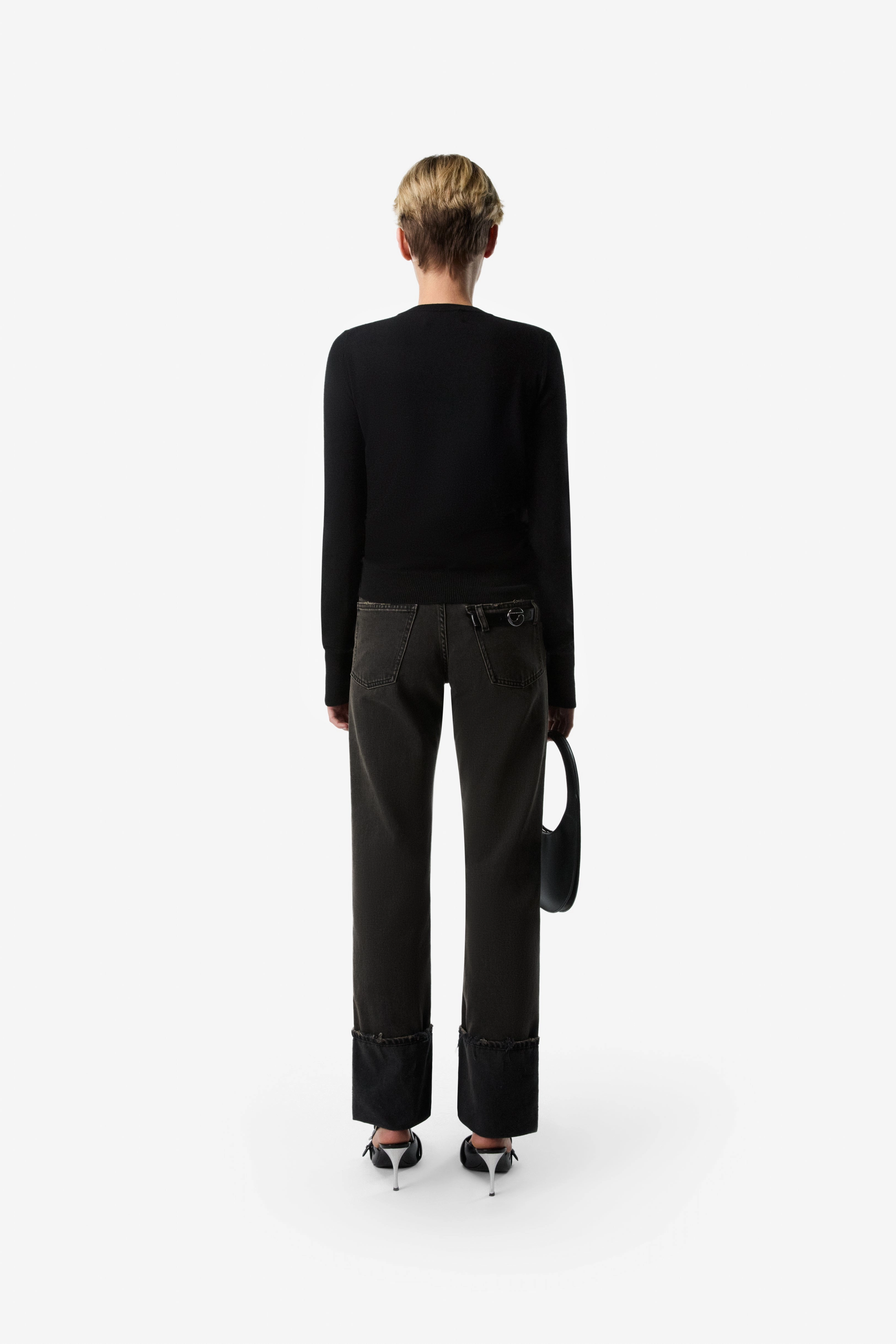 Washing Clip Knit Jumper