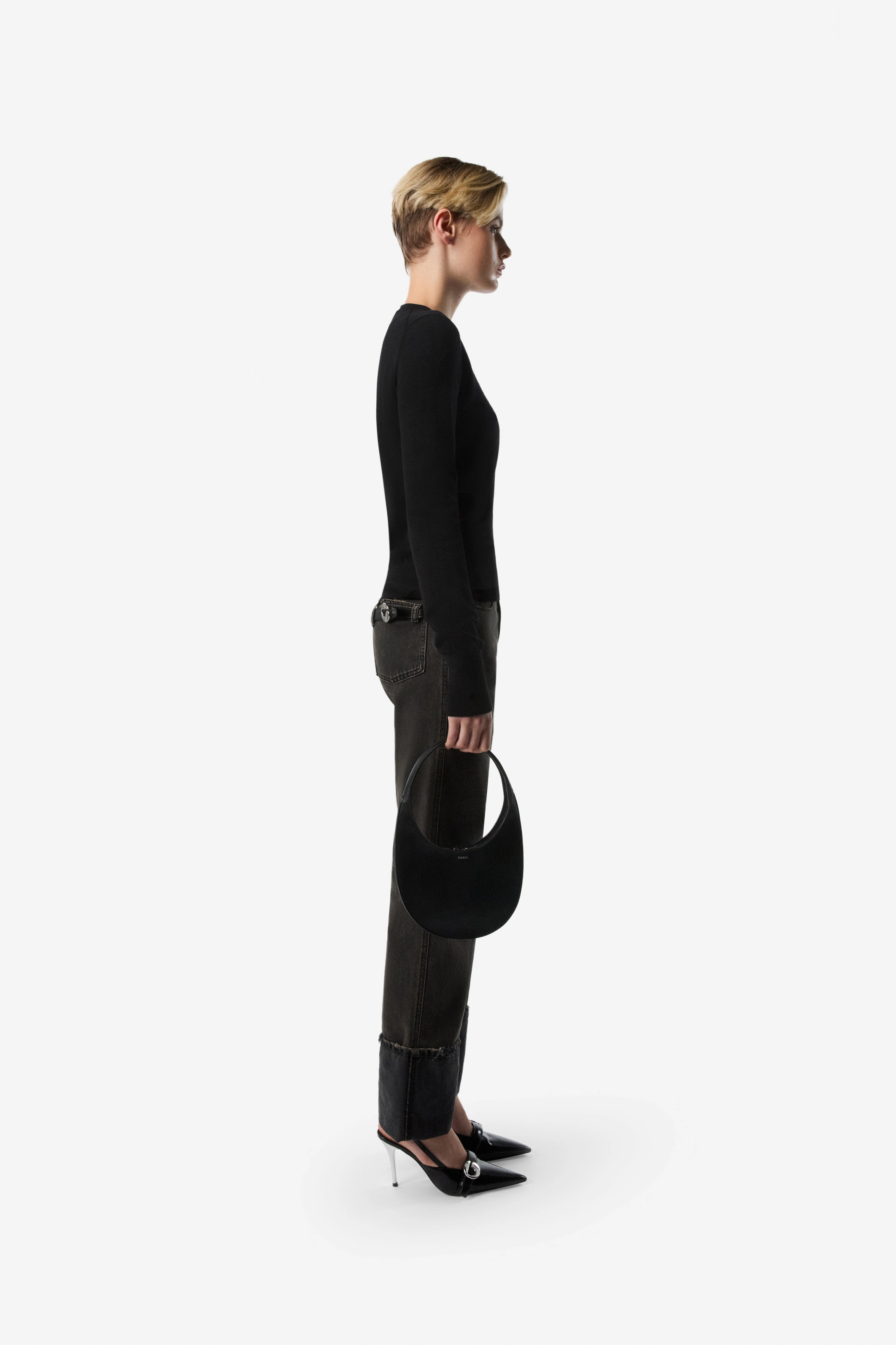 Washing Clip Knit Jumper
