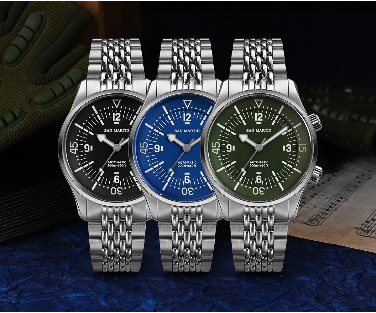 Watchdives x San Martin 39mm Leyenda Diver Watch SN0141W