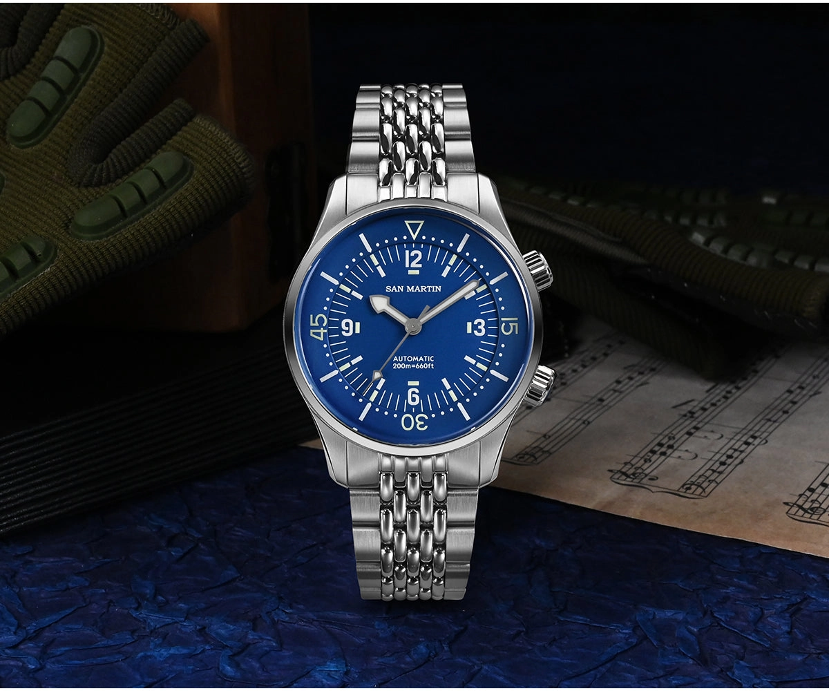Watchdives x San Martin 39mm Leyenda Diver Watch SN0141W
