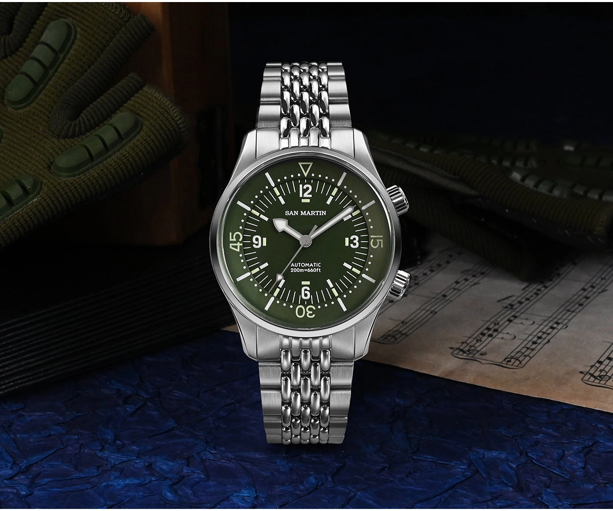 Watchdives x San Martin 39mm Leyenda Diver Watch SN0141W