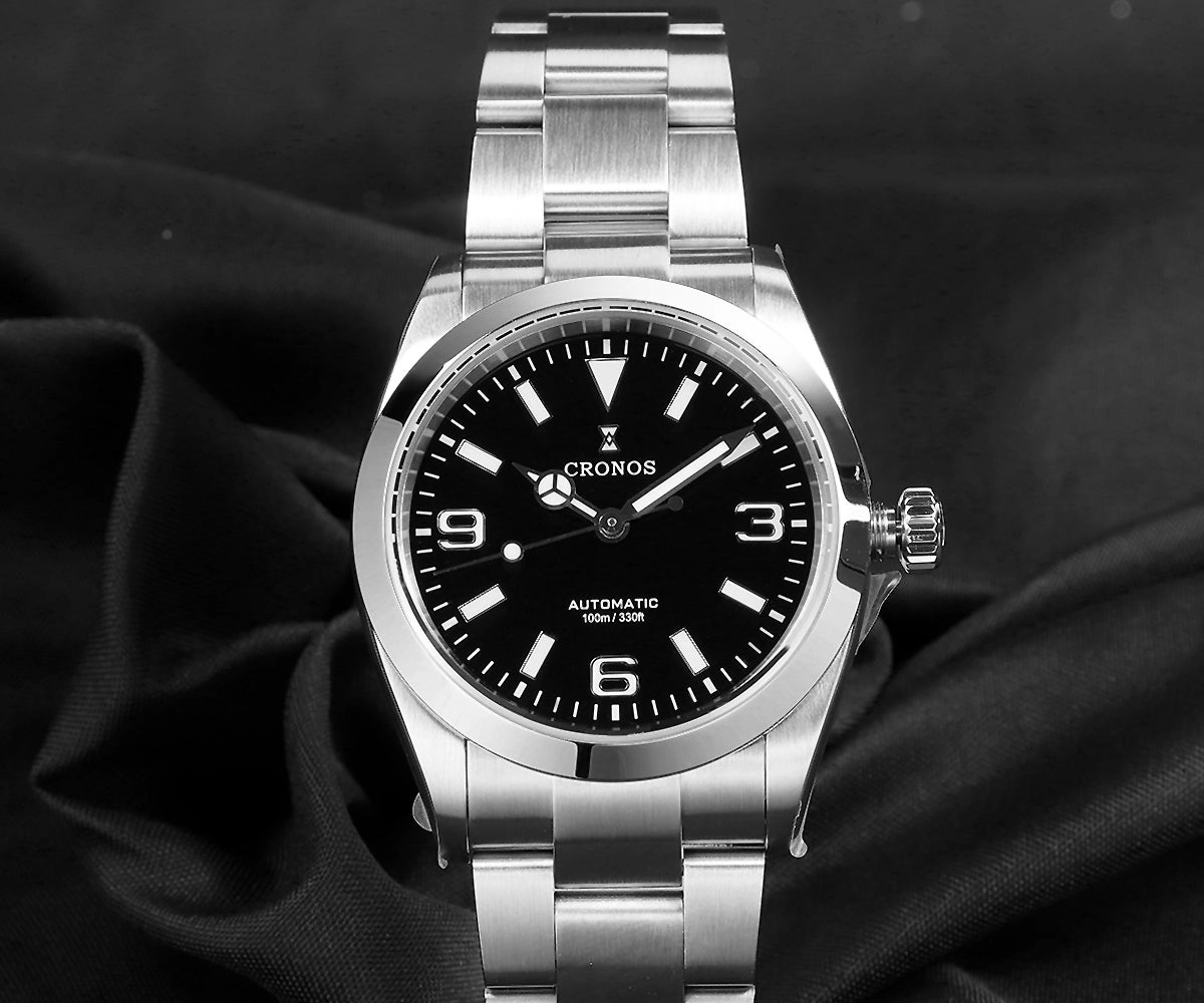 ★Weekly Deal★Cronos 36mm PT5000 Automatic Men Watch L6032
