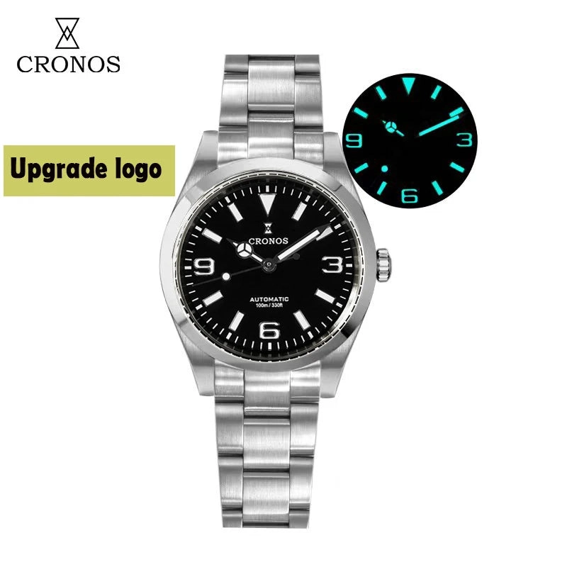 ★Weekly Deal★Cronos 36mm PT5000 Automatic Men Watch L6032