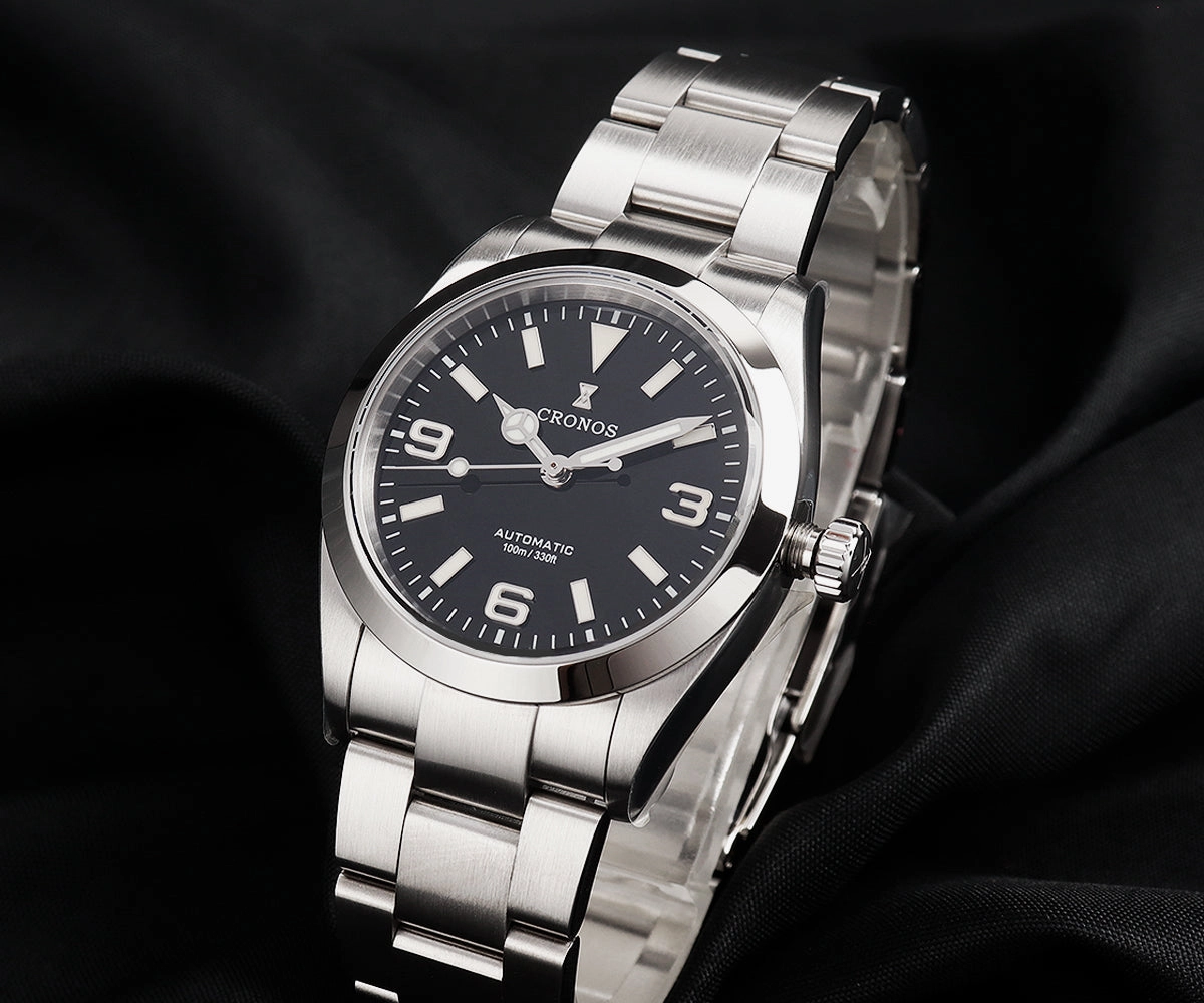 ★Weekly Deal★Cronos 36mm PT5000 Automatic Men Watch L6032