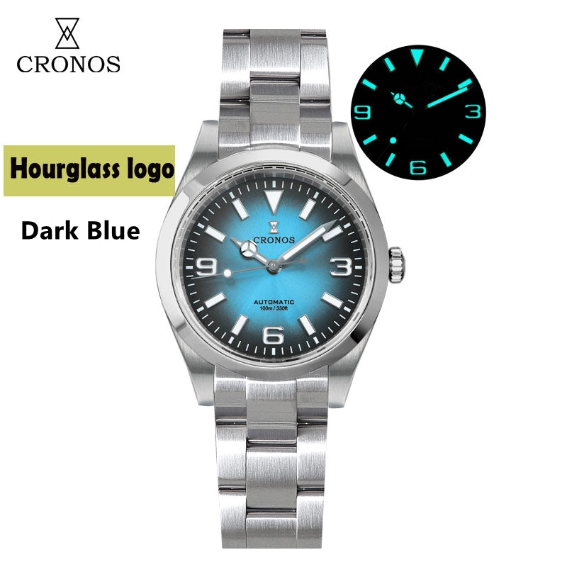 ★Weekly Deal★Cronos 36mm PT5000 Automatic Men Watch L6032