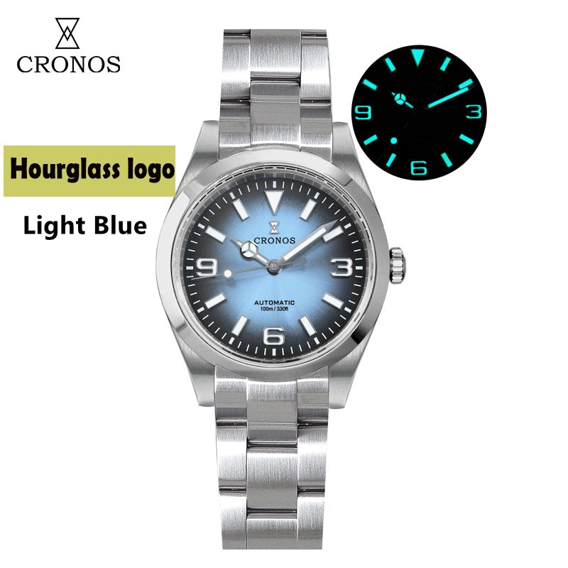 ★Weekly Deal★Cronos 36mm PT5000 Automatic Men Watch L6032