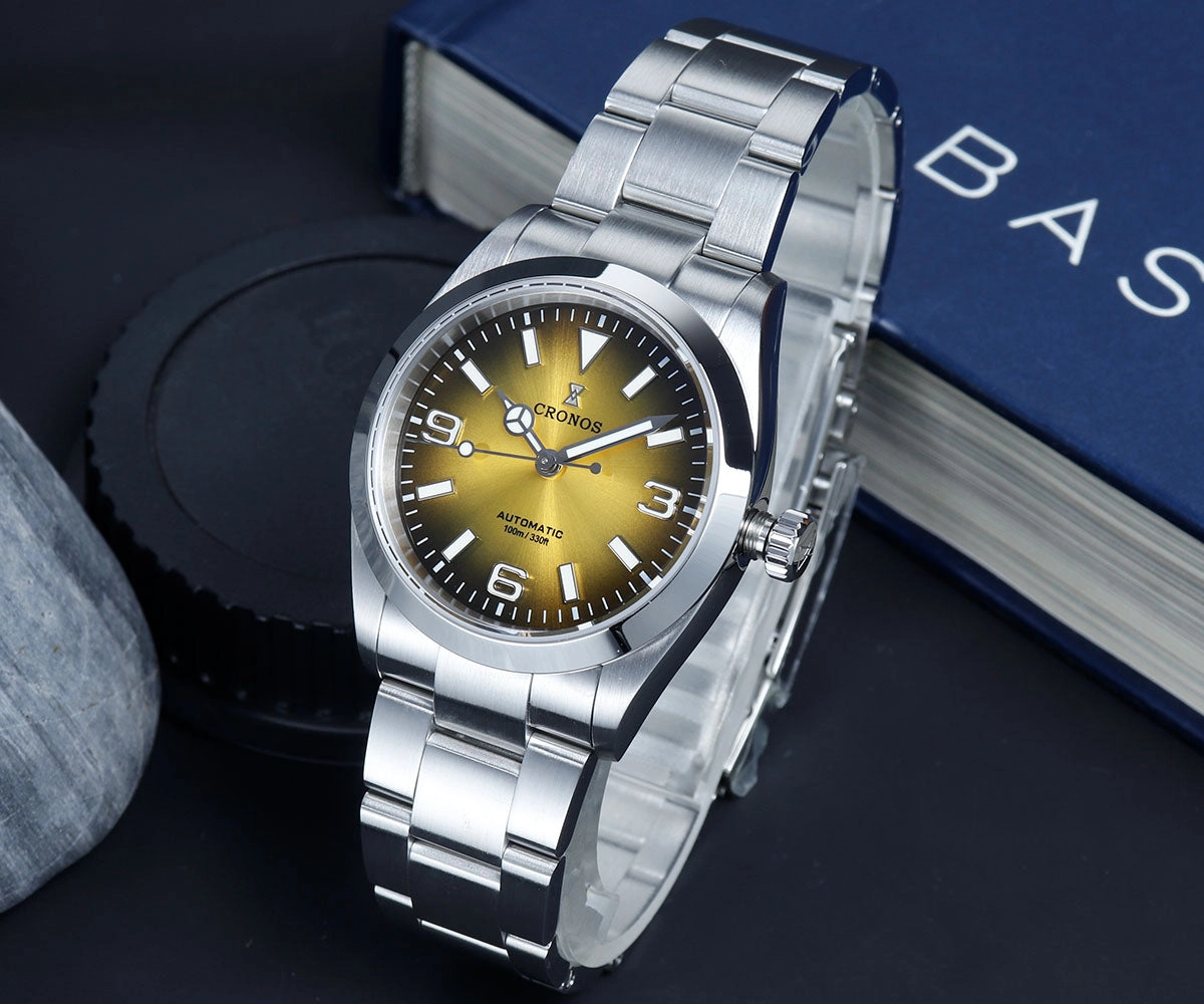 ★Weekly Deal★Cronos 36mm PT5000 Automatic Men Watch L6032