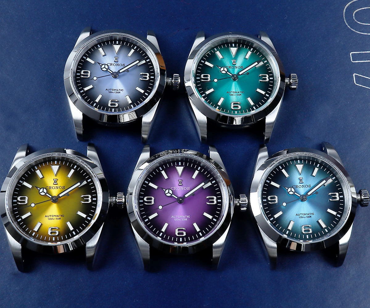 ★Weekly Deal★Cronos 36mm PT5000 Automatic Men Watch L6032