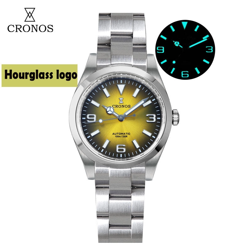 ★Weekly Deal★Cronos 36mm PT5000 Automatic Men Watch L6032